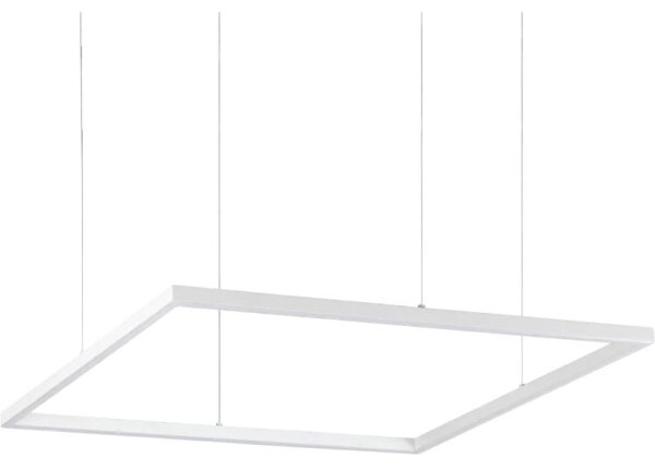 Ideal Lux - Lustră LED suspendată pe cablu ORACLE SLIM, 44W, 230V, 3000K, 70x70 cm, albă