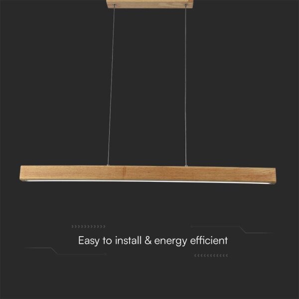 Lustră LED pe cablu LED/12W/230V 4000K maro