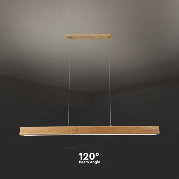 Lustră LED pe cablu LED/12W/230V 4000K maro