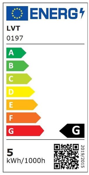 Proiector LED 5W, pentru sina magnetica, 4000K, 400lm, Spot 36 grade, clasa energetica G, alb