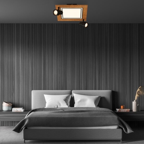 Plafonieră LED Brilo LED/12W/230V + 2xGU10/9W 3000K