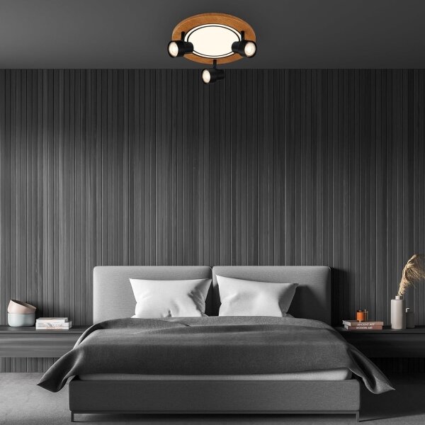 Plafonieră LED Brilo LED/12W/230V + 3xGU10/9W 3000K