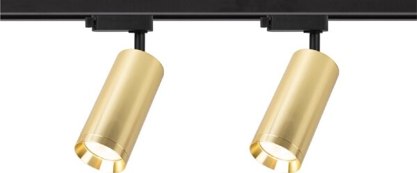 Spot in sistem de șină MICA 4xGU10/10W/230V auriu/negru