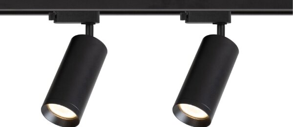 Spot in sistem de șină MICA 4xGU10/10W/230V negru