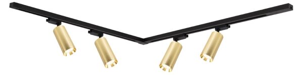 Spot in sistem de șină MICA 4xGU10/10W/230V auriu/negru