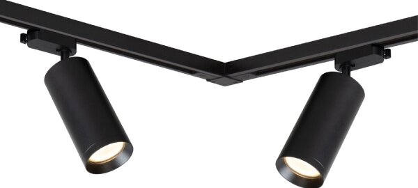 Spot in sistem de șină MICA 4xGU10/10W/230V negru