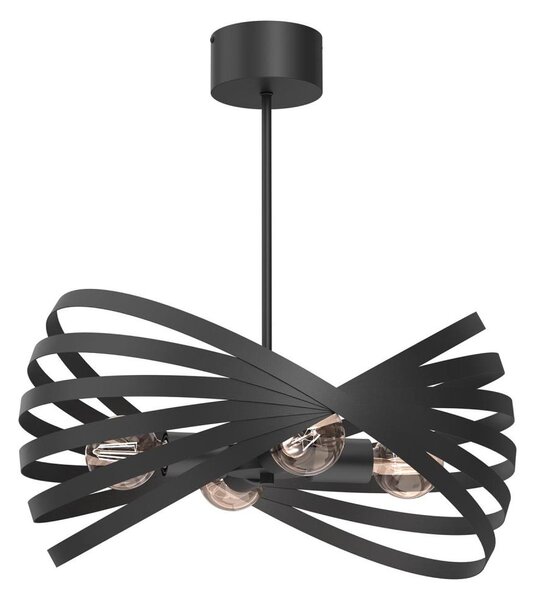 Lustră pe tijă SPARKLE 4xE27/15W/230V negru