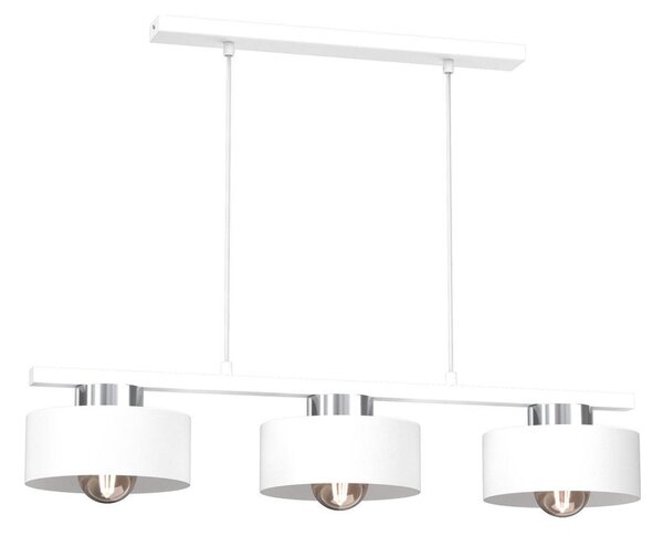 Lustră pe cablu MARTI 3xE27/15W/230V alb/crom