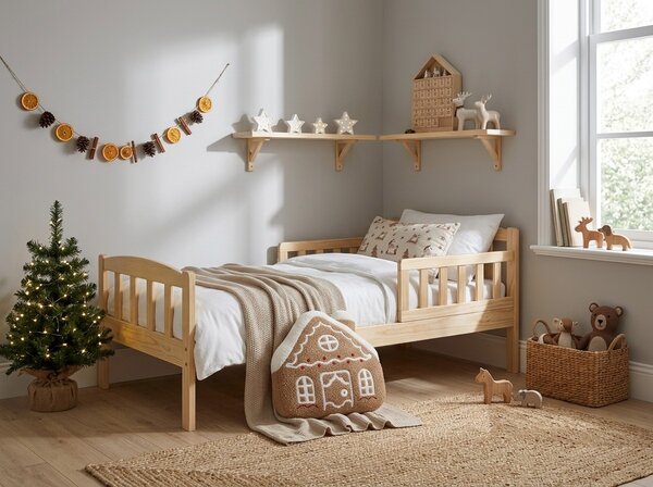 Perna decorativa GINGERBREAD HOUSE 40x40 cm, maro
