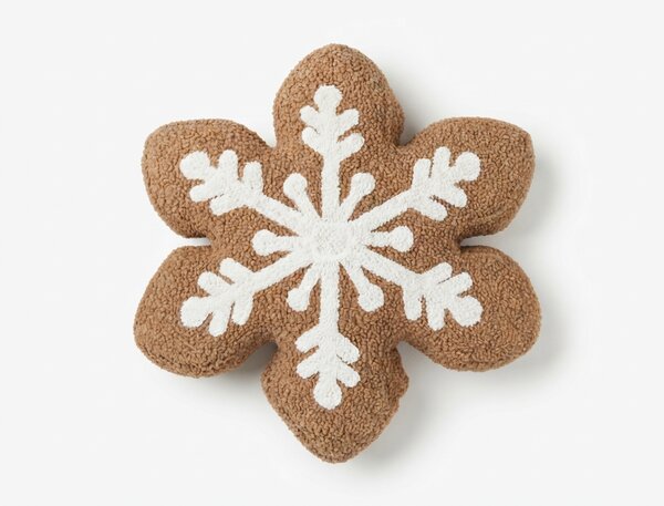 Perna decorativa SNOW COOKIE 35x35 cm, maro