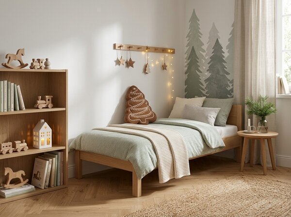 Perna decorativa CHRISTMAS TREE 30x40 cm, maro