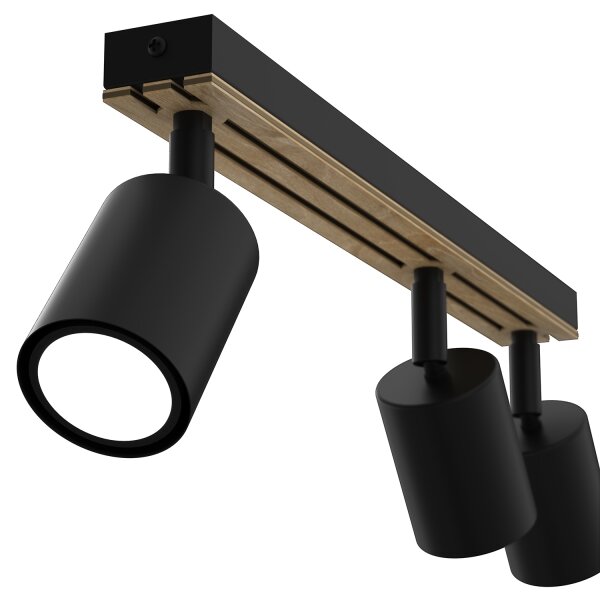 Spot TERRA 3xGU10/8W/230V negru