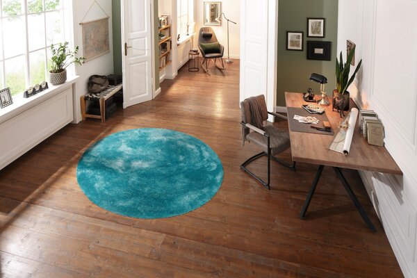 Covor rotund Dana petrol Ø 140 cm