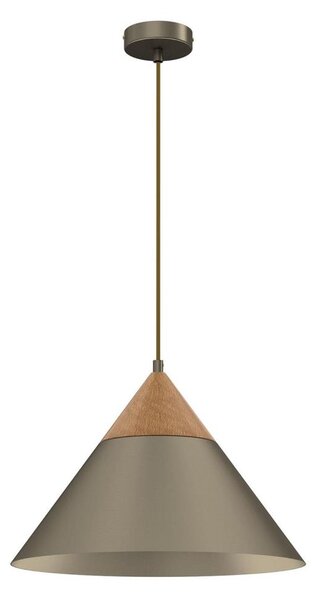 Lustră pe cablu SINGLE 1xE27/15W/230V alamă