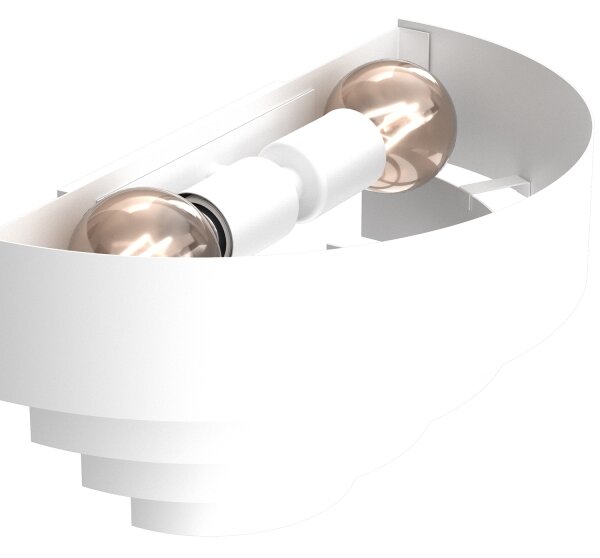 Aplică RINGS 2xE27/15W/230V alb
