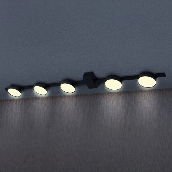 Plafonieră LED JOY 5xGX53/6W/230V negru
