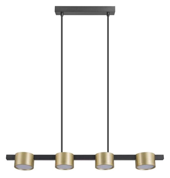 Lustră LED pe cablu MIRELLA 4xGX53/6W/230V auriu/negru