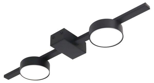 Plafonieră LED JOY 2xGX53/6W/230V negru