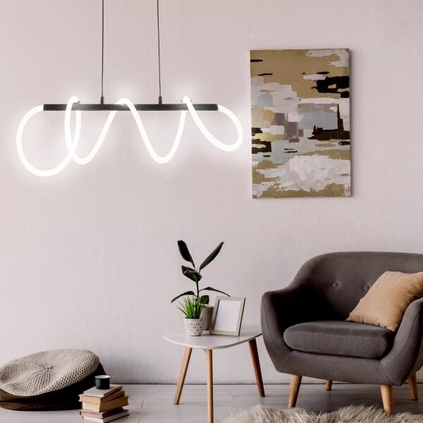 Lustră LED pe cablu EMMA LED/38W/230V negru