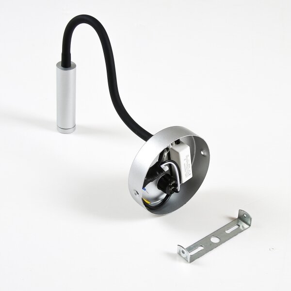 Lampă LED flexibilă de perete Brilagi MAYA LED/3W/230V 4000K argintiu