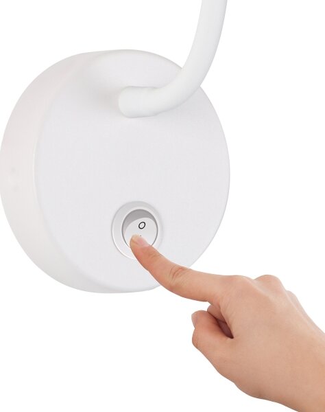 Lampă flexibilă de perete Brilagi MAYA 1xG9/4W/230V alb