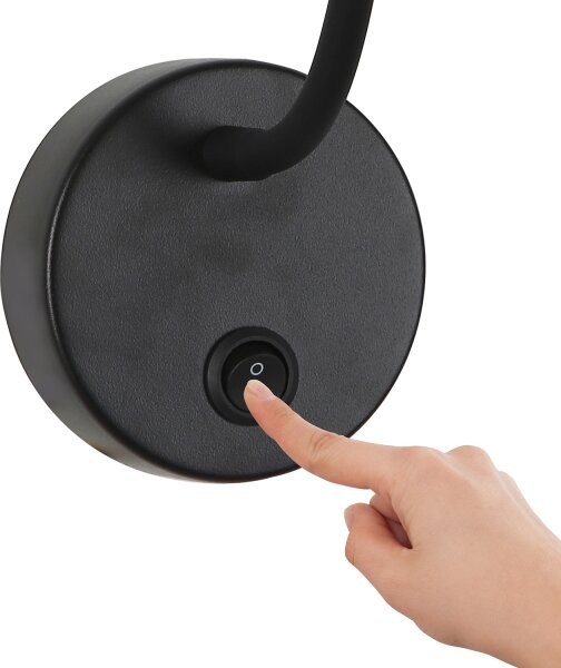 Lampă flexibilă dimabilă de perete Brilagi MAYA 1xG9/4W/230V negru/auriu