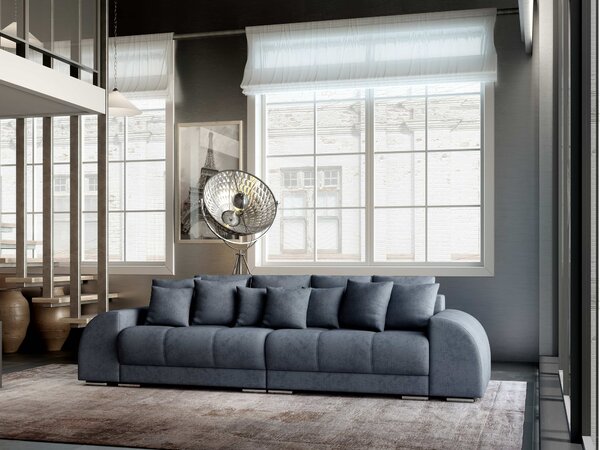 Canapea extensibilă dumonde cu 2 lăzi de depozitare Verona Enjoy Antracit 310x120 cm