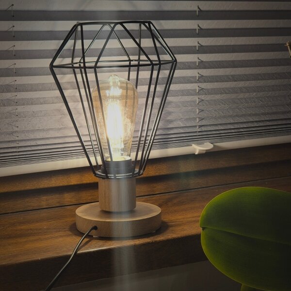 Lampă de masă Brilagi WOODY BASKET 1xE27/60W/230V stejar