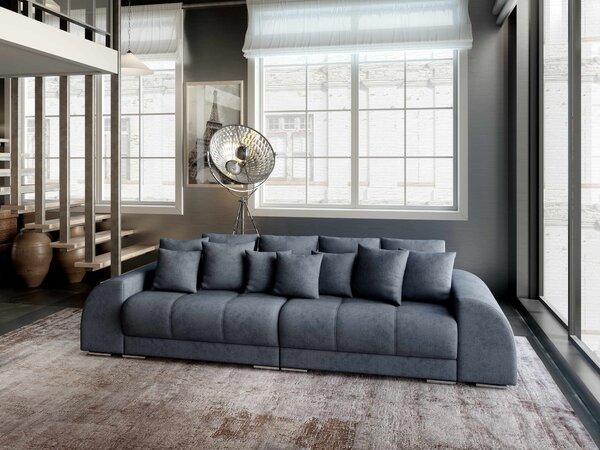 Canapea extensibilă dumonde cu 2 lăzi de depozitare Verona Enjoy Antracit 310x120 cm