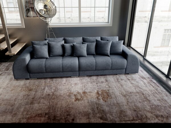 Canapea extensibilă dumonde cu 2 lăzi de depozitare Verona Enjoy Antracit 310x120 cm