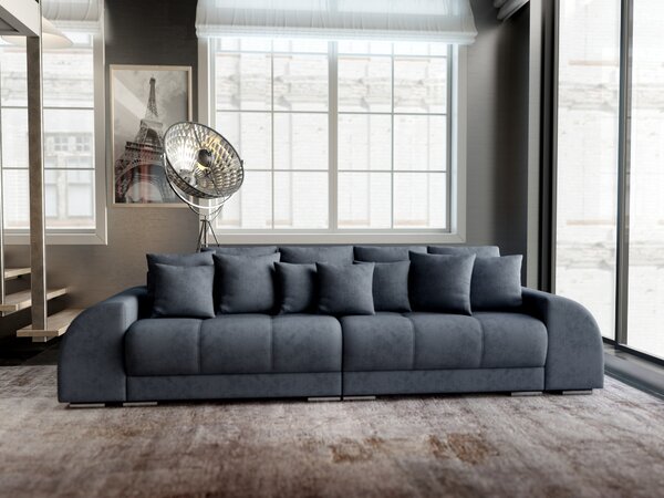 Canapea extensibilă dumonde cu 2 lăzi de depozitare Verona Enjoy Antracit 310x120 cm