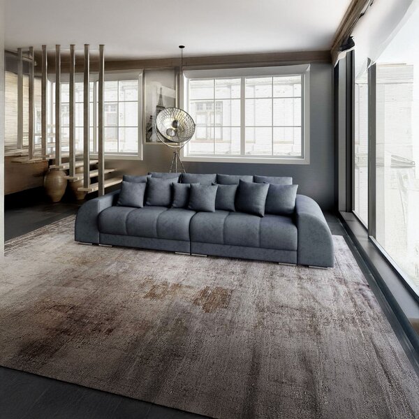 Canapea extensibilă dumonde cu 2 lăzi de depozitare Verona Enjoy Antracit 310x120 cm