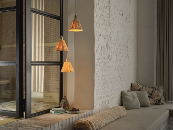 Lustră pe cablu Ledvance DECOR RAFFIA 3xE27/15W/230V rafie