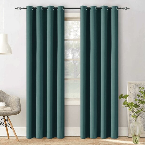 Draperie OXFORD albastru-verde 140x250 cm Agatat: Rejansa