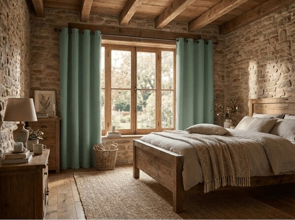 Draperie OXFORD 140x270 cm, verde-gri Agatat: Rejansa