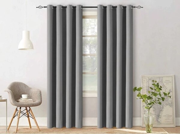 Draperie gri deschis OXFORD 140x270 cm Agatat: Rejansa