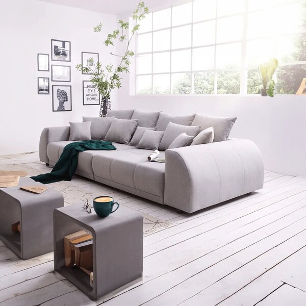 Canapea extensibilă dumonde cu 2 lăzi de depozitare Verona Enjoy Grey 310x120 cm