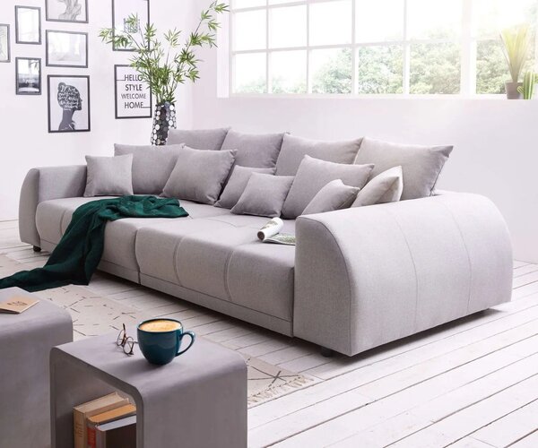 Canapea extensibilă dumonde cu 2 lăzi de depozitare Verona Enjoy Grey 310x120 cm