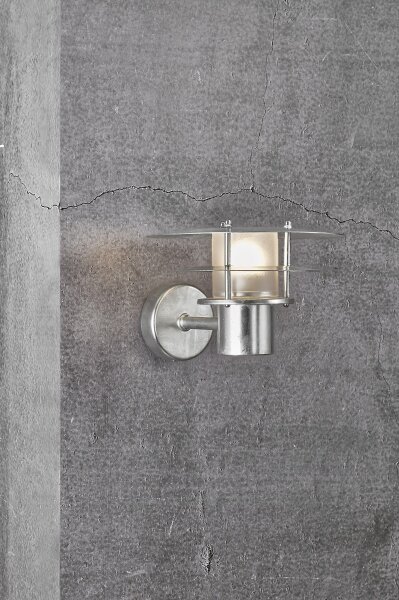 Aplică de exterior Nordlux BASTIA 1xE14/12W/230V IP54 crom mat