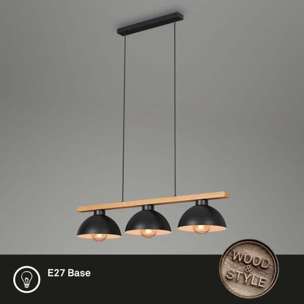 Lustră pe cablu Brilo 3xE27/40W/230V