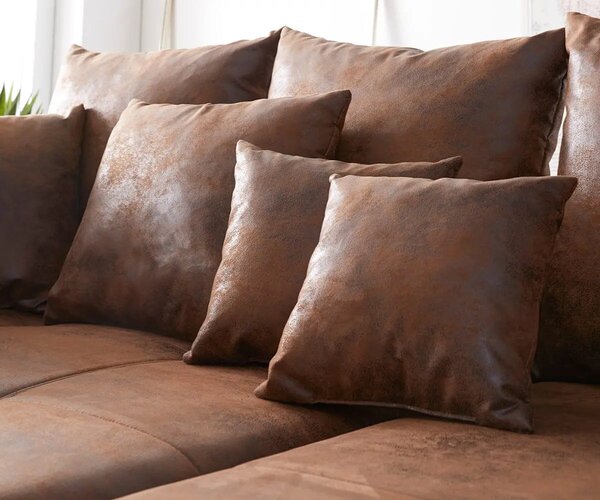 Canapea extensibilă dumonde cu 2 lăzi de depozitare Verona Madagaskar Brown 310x120 cm