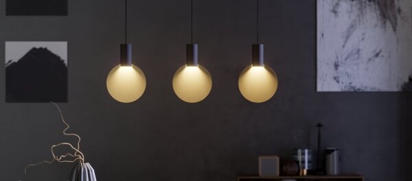 Lustră LED pe cablu Eglo 900402 SARONA 3xGU10/4,5W/230V 3000K