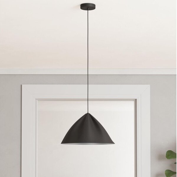 Lustră pe cablu Eglo 900835 PODERE 1xE27/40W/230V negru