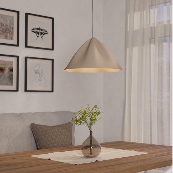 Lustră pe cablu Eglo 900836 PODERE 1xE27/40W/230V crem