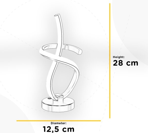 Lampă LED de masă ONLI KIRA LED/10W/230V 4000K 28 cm auriu