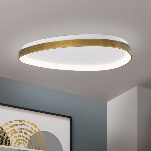 Plafonieră LED Orion DL 7-696/65 CHARLIE LED/48W/230V d. 65 cm auriu