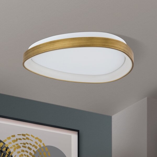 Plafonieră LED Orion DL 7-696/45 CHARLIE LED/35W/230V d. 45 cm auriu