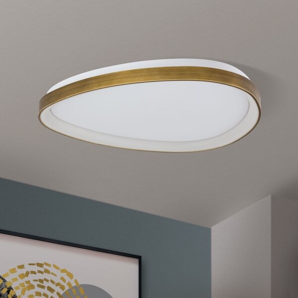 Plafonieră LED Orion DL 7-696/65 CHARLIE LED/48W/230V d. 65 cm auriu