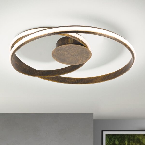 Orion DL 7-638-LED CIRCUS LED/30W/230V plafonieră dimabilă maro/patină
