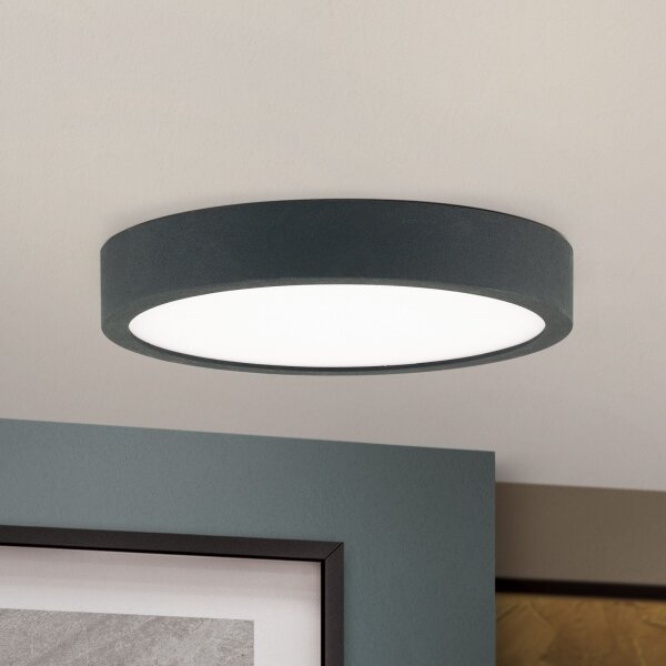 Plafonieră LED Orion DL 7-657/14 BULLY LED/12W/230V d. 14 cm negru